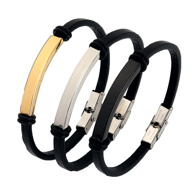 Coordinates Bracelet - Punk Dunne Aangepaste Tekst Naam Verstelbare