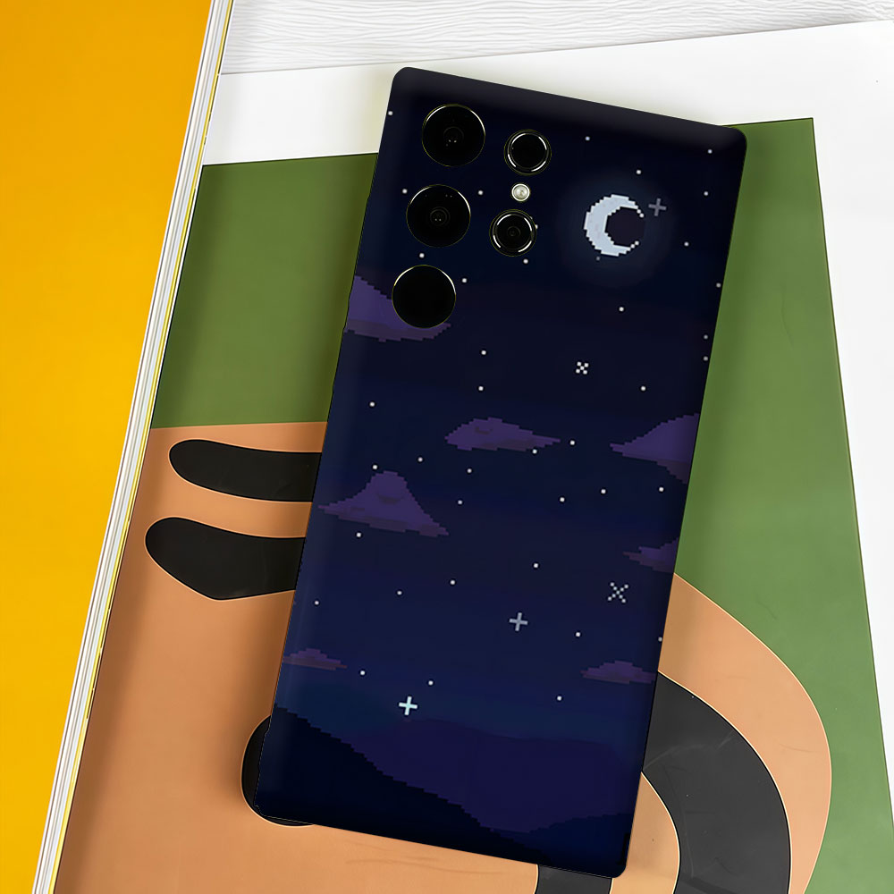 Pixel Night Sky Telefoonhoesje - Custom Night Sky recensie en prijs