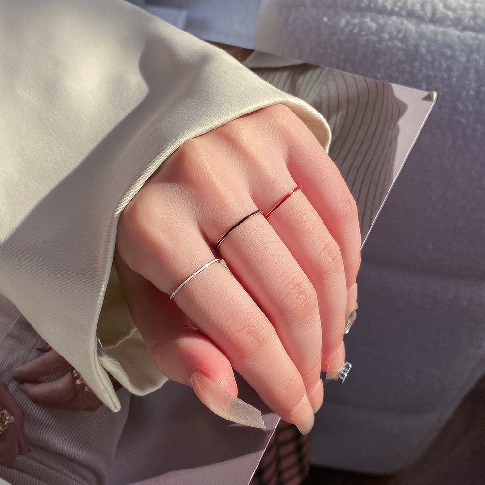 Titanium Staal Rose Goud Kleur - Initial Ring Custom recensie en prijs